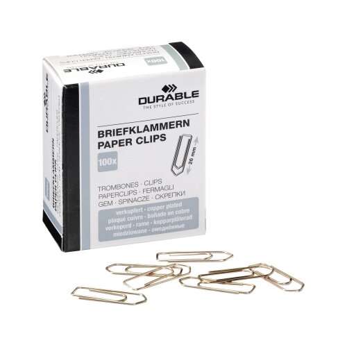 DURABLE Büroklammer 26 mm 100 St./Pack.