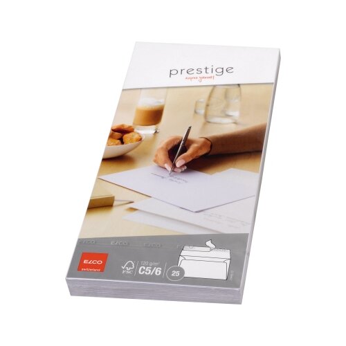 ELCO Briefumschlag Prestige ohne Fenster DIN lang+