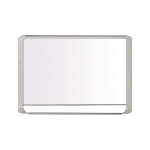 Bi-office Whiteboard Shiny Grey