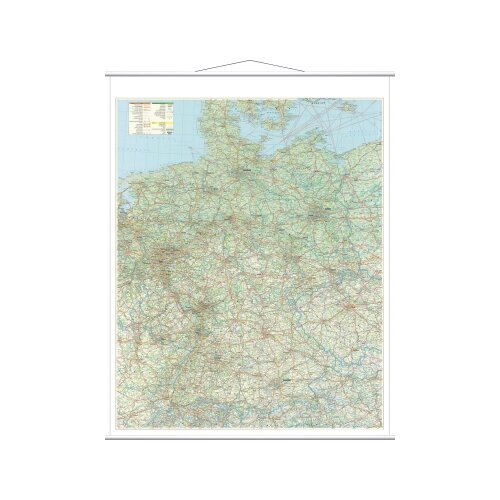 FRANKEN Straßenkartentafel