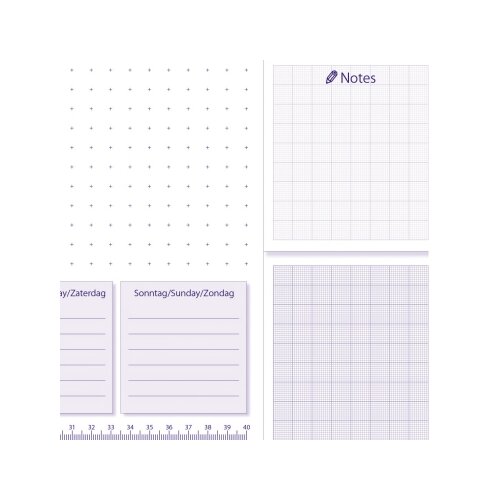 SIGEL Schreibunterlage Lilac mit Kalender 3 Jahre