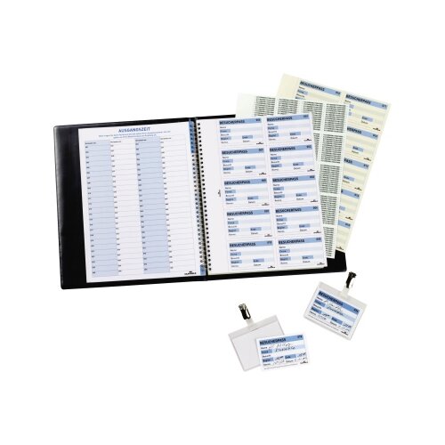 DURABLE Einsteckschild Visitors Book 100