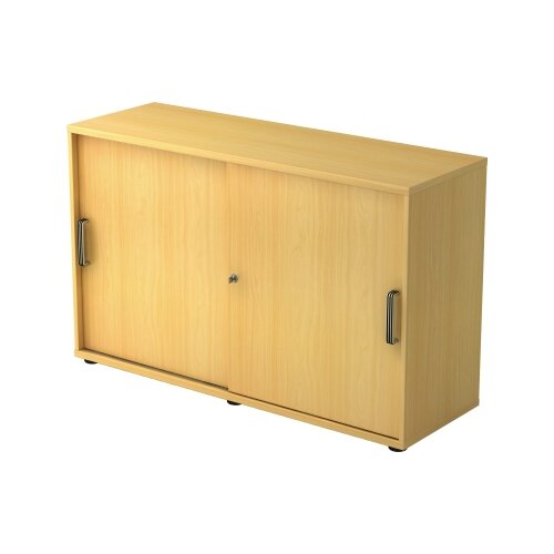 Hammerbacher Schiebetürenschrank 2 Ordnerhöhen buche