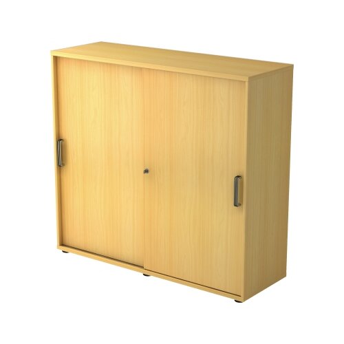 Hammerbacher Schiebetürenschrank 3 Ordnerhöhen buche