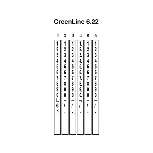 CreenLine Preisauszeichnungsgerät Set 6.22