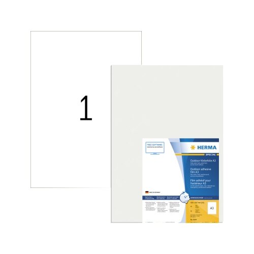HERMA Folienetikett SPECIAL 297 x 420 mm (B x H) 40 Etik./Pack.
