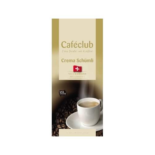 Kaffee Caféclub Crema Schümli ganze Bohne
