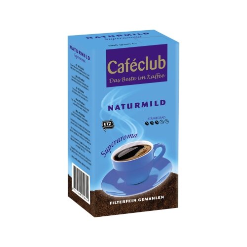 Kaffee Caféclub Naturmild gemahlen