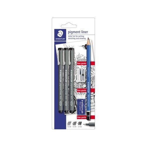 STAEDTLER® Fineliner Pigment liner 308 3 St./Pack.