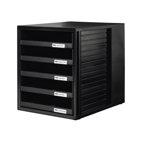 HAN Schubladenbox SCHRANK-SET schwarz