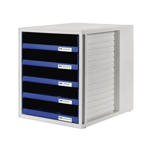 HAN Schubladenbox SCHRANK-SET lichtgrau