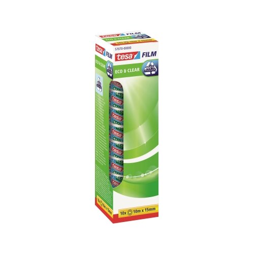 tesa® Klebefilm tesafilm® Eco & Clear 10 St./Pack.