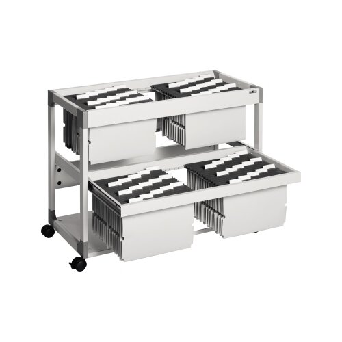 DURABLE Hängemappenwagen SYSTEM FILE TROLLEY 200 MULTI DUO
