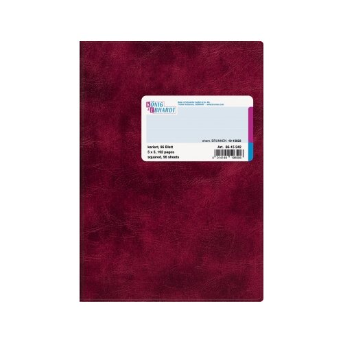 König & Ebhardt Geschäftsbuch Karton, Kunststoff kaschiert