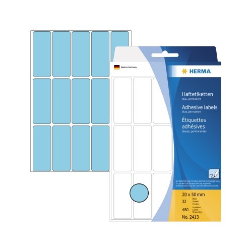 HERMA Universaletikett 20 x 50 mm (B x H)