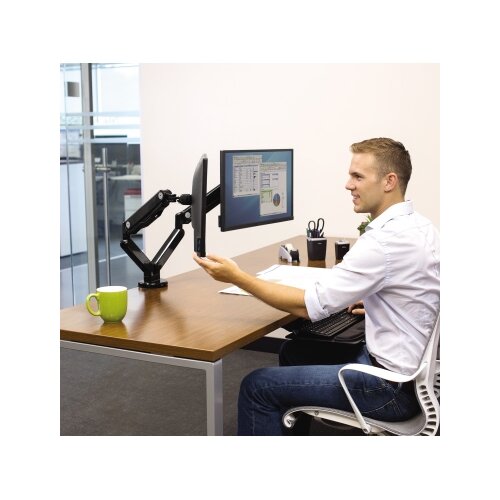 Fellowes® Monitorschwenkarm Platinum Series 2 Arme horizontal