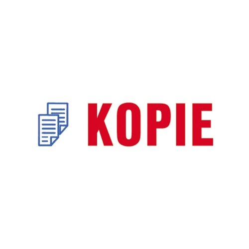 trodat® Textstempel Office Printy™ 4912 blau/rot
