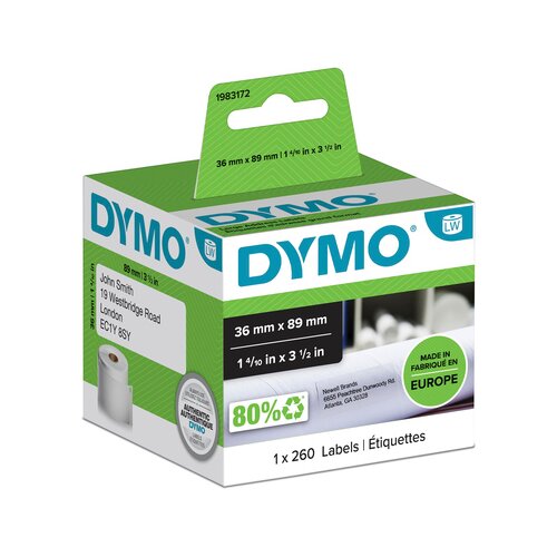 DYMO® Adressetikett 36 x 89 mm (B x H)