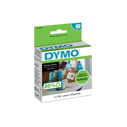 DYMO® Vielzwecketikett 25 x 25 mm (B x H)