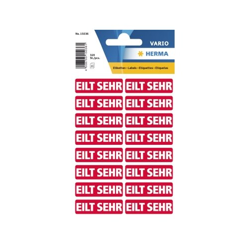 HERMA Hinweisetikett HOME 40 x 12 mm (B x H) EILT SEHR