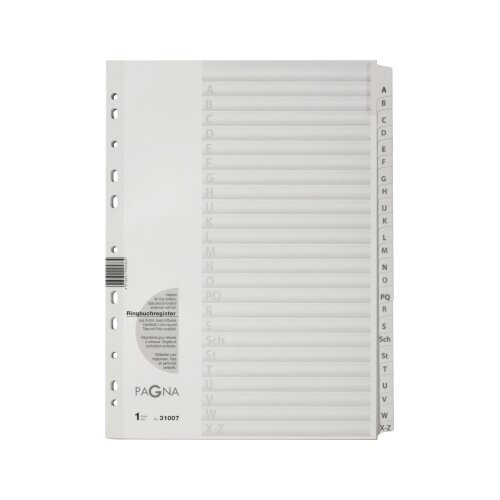 PAGNA A-Z Register