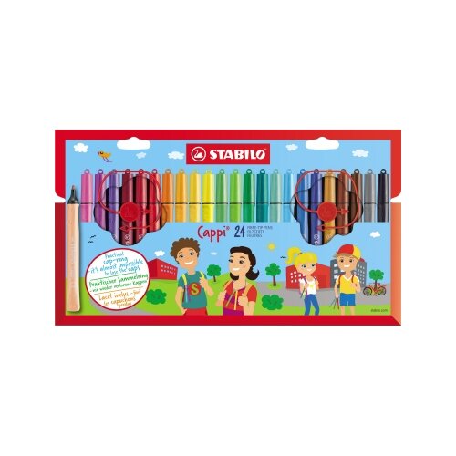 STABILO® Fasermaler Cappi® 24 St./Pack.