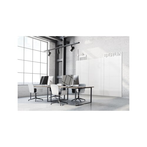 magnetoplan® Whiteboard Infinity Wall X weiß