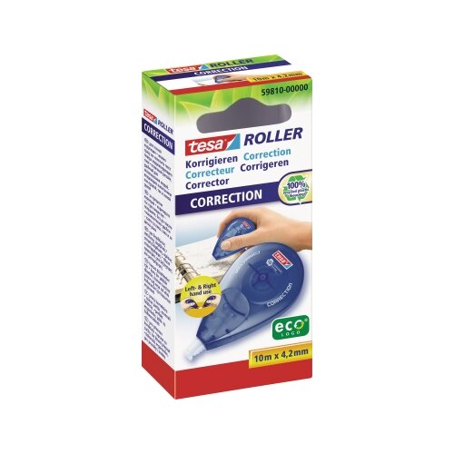 tesa® Korrekturroller Left&Right 4,2 mm x 10 m (B x L)
