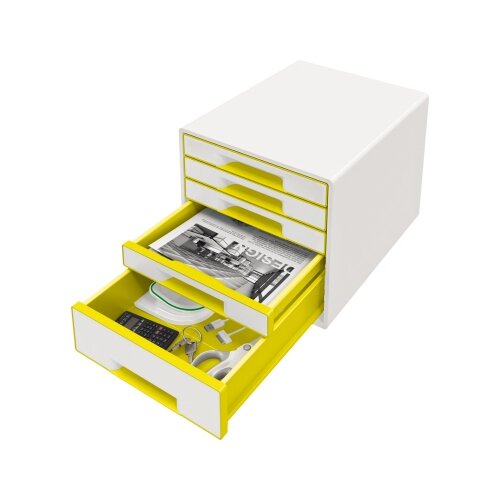 Leitz Schubladenbox WOW CUBE 5 Schubladen