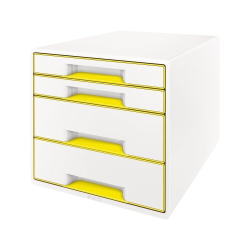 Leitz Schubladenbox WOW CUBE 4 Schubladen
