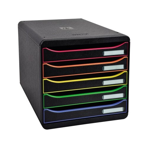 Exacompta Schubladenbox BIG-BOX plus Black Office