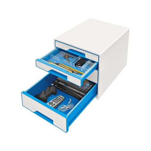Leitz Schubladenbox WOW CUBE 4 Schubladen