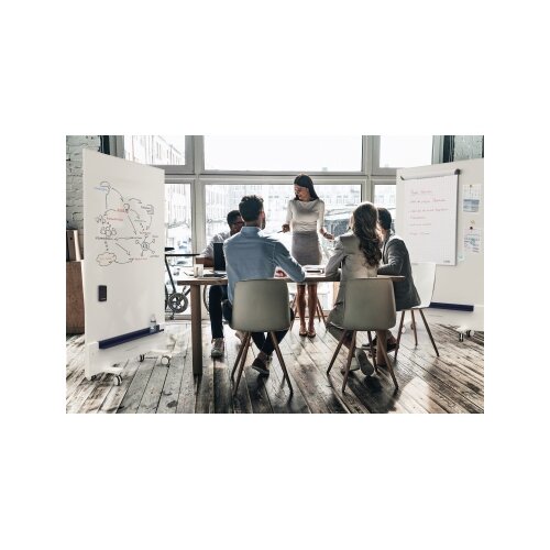 magnetoplan® Whiteboard Infinity Wall mobil