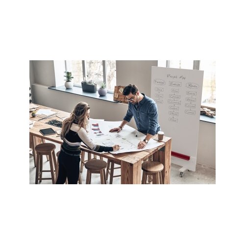magnetoplan® Whiteboard Infinity Wall mobil