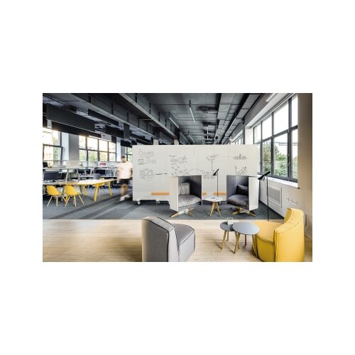 magnetoplan® Whiteboard Infinity Wall mobil