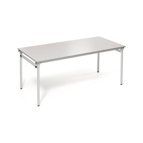 Konferenztisch 4-Fuß zusammenklappbar 1.800 x 720 x 800 mm (B x H x T) lichtgrau