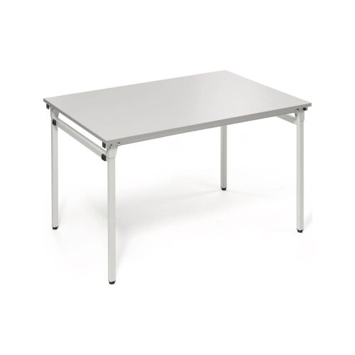 Konferenztisch 4-Fuß zusammenklappbar 1.200 x 720 x 800 mm (B x H x T) lichtgrau