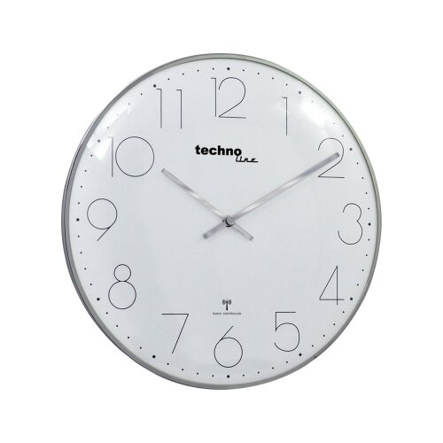 technoline® Funkuhr WT 8240 chrom