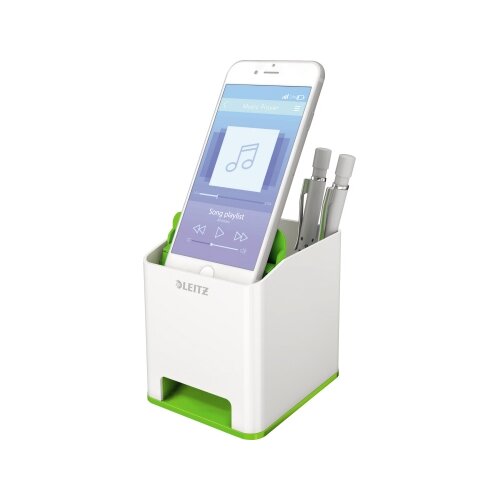 Leitz Stifteköcher WOW Duo Colour inkl. Soundverstärkungsfunktion