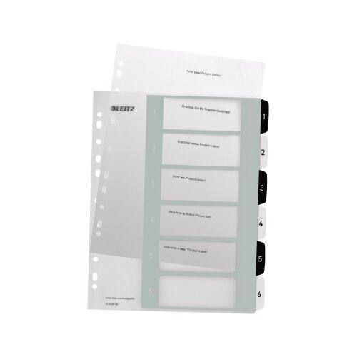 Leitz Zahlenregister WOW 1-6