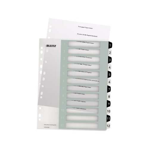 Leitz Zahlenregister WOW 1-12