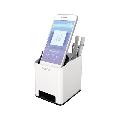 Leitz Stifteköcher WOW Duo Colour inkl. Soundverstärkungsfunktion