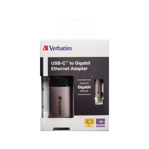 Verbatim Adapter USB-C-Stecker/LAN-Buchse