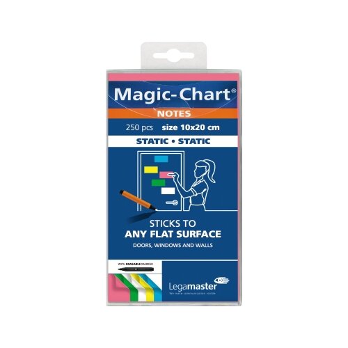 Legamaster Moderationsfolie Magic-Chart Notes 20 x 10 cm (B x H) 250 St./Pack.