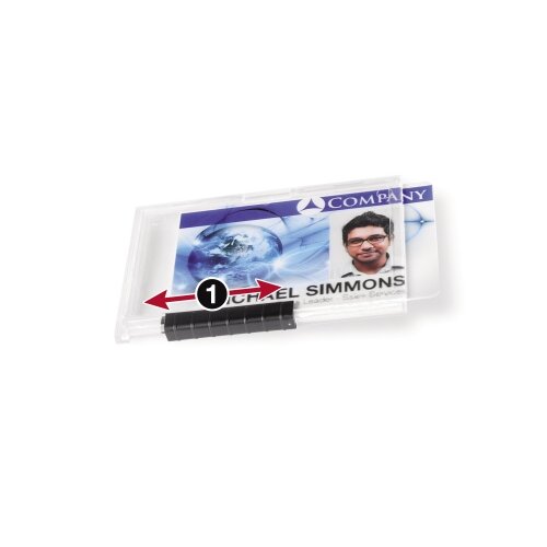 DURABLE Ausweishalter PUSHBOX MONO