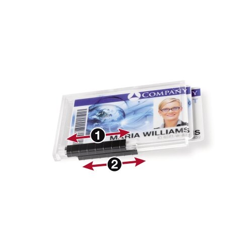 DURABLE Ausweishalter PUSHBOX DUO
