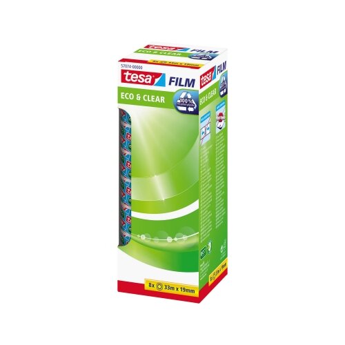 tesa® Klebefilm tesafilm® Eco & Clear 8 St./Pack.