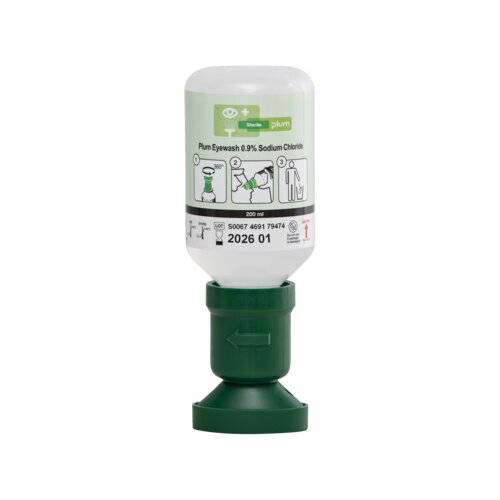 PLUM Augendusche 0.9 % Sodium Chloride
