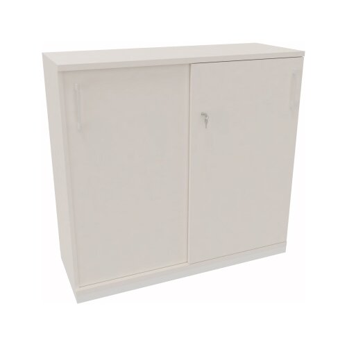 Schiebetürenschrank endless 1.200 x 1.133 x 442 mm (B x H x T) verkehrsweiß