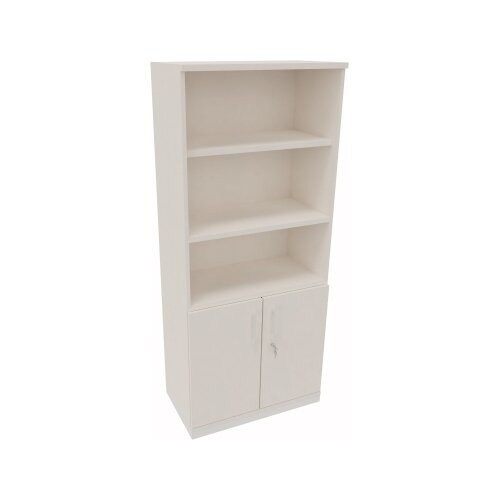 Regalschrank endless 800 x 1.869 x 442 mm (B x H x T) verkehrsweiß